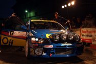 Rallye Český Krumlov: Představení posádek na nádvoří pivovaru Eggenberg - Pech / Uhel